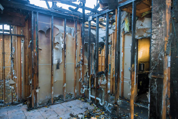 Professional Soot Cleanup technician working in Montgomery, PA
